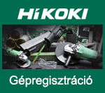 HiKOKI Gépregisztráció